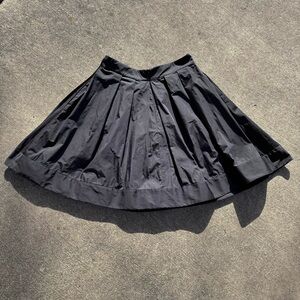Lauren Ralph Lauren black pleated evening skirt